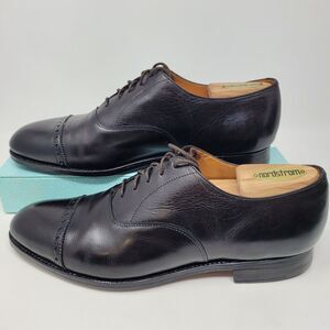 Edward Green Berkeley black box calf Last 202 Size US 8D, UK 7.5 Bespoke EU 41